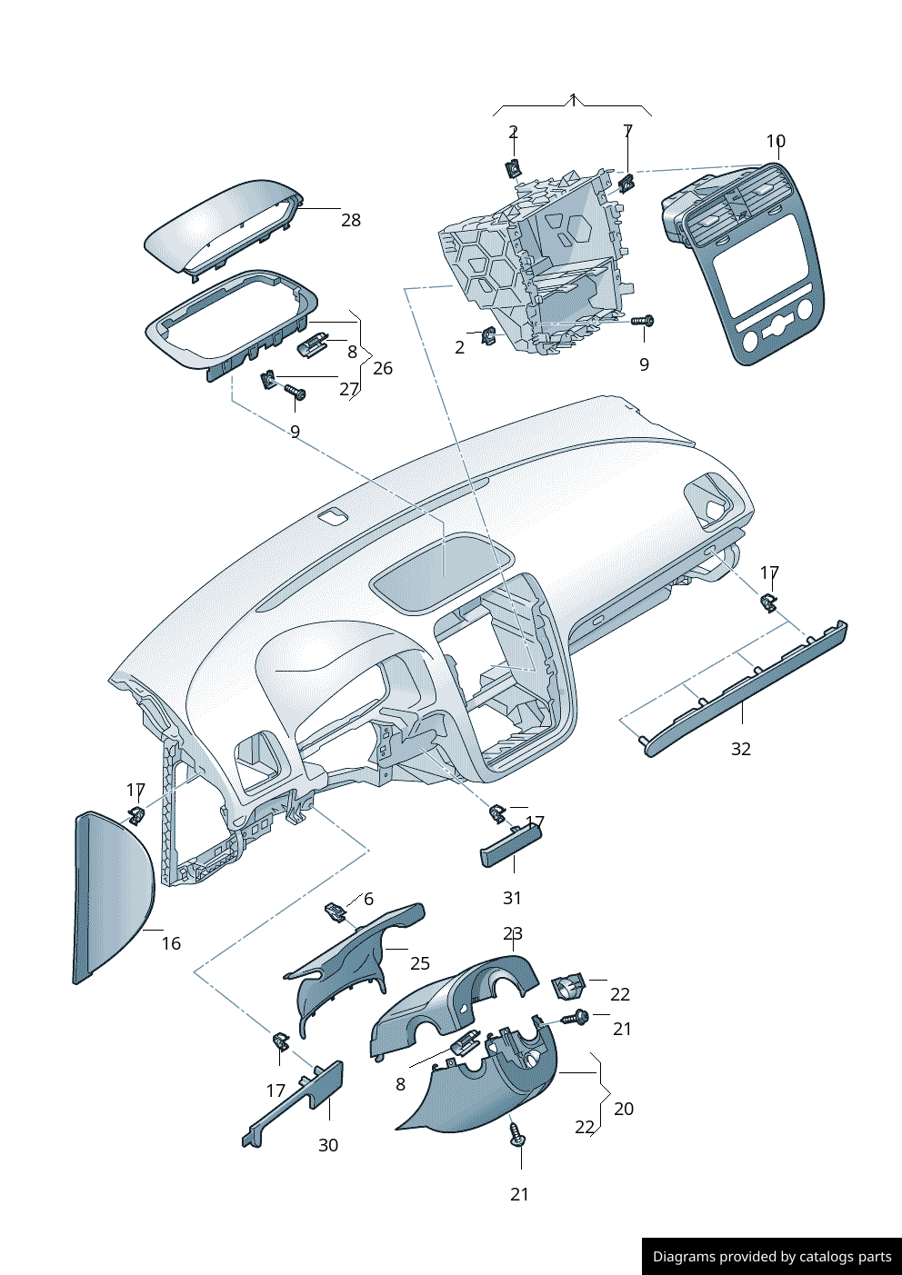Car part diagram