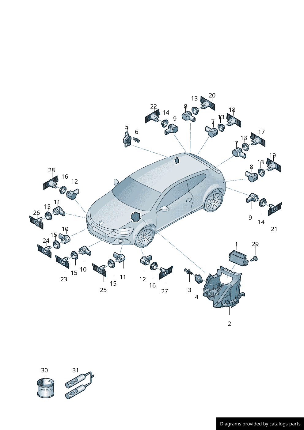 Car part diagram