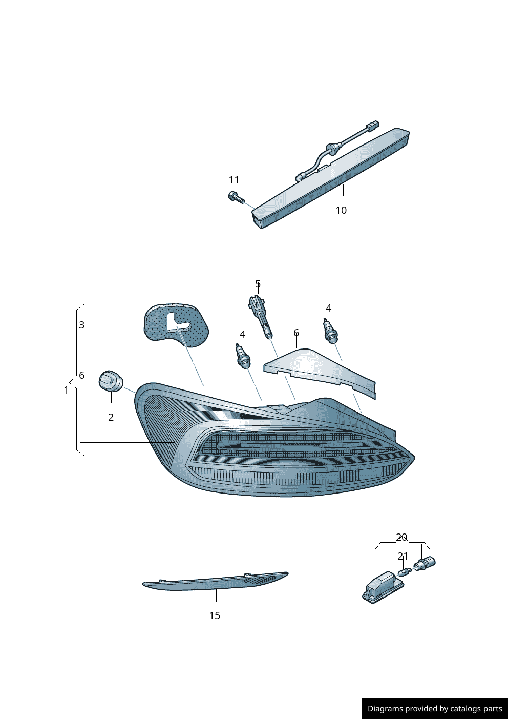Car part diagram
