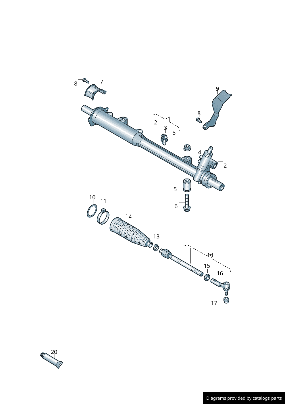 Car part diagram