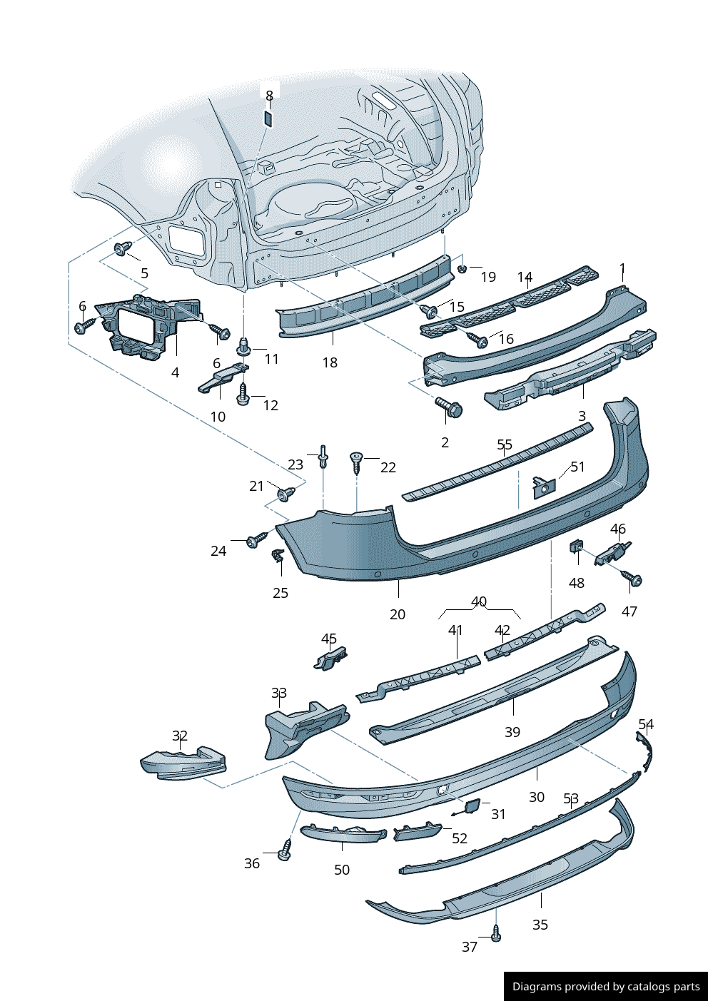 Car part diagram