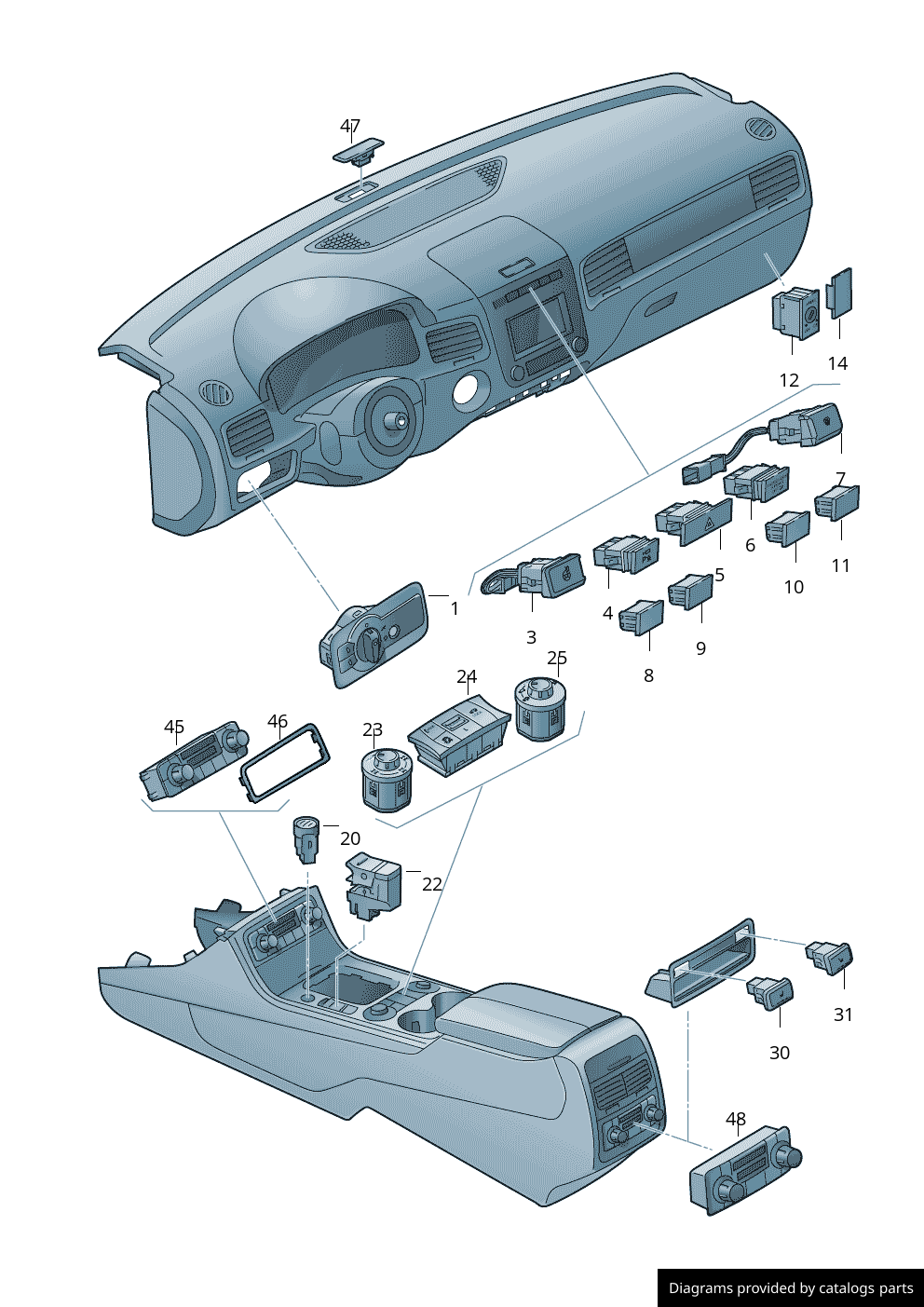 Car part diagram