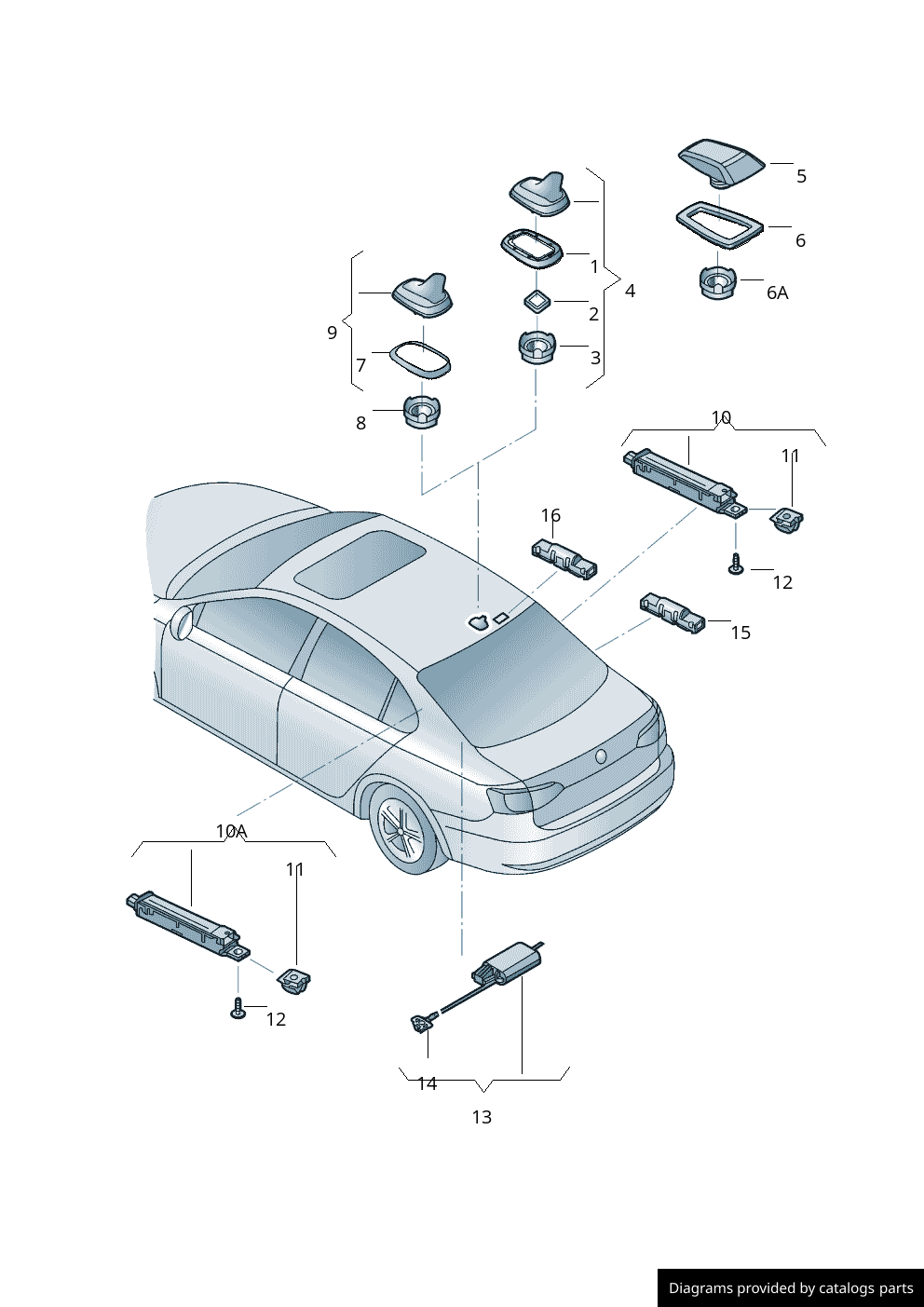 Car part diagram