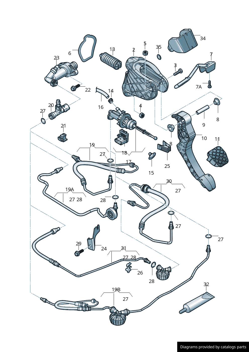 Car part diagram