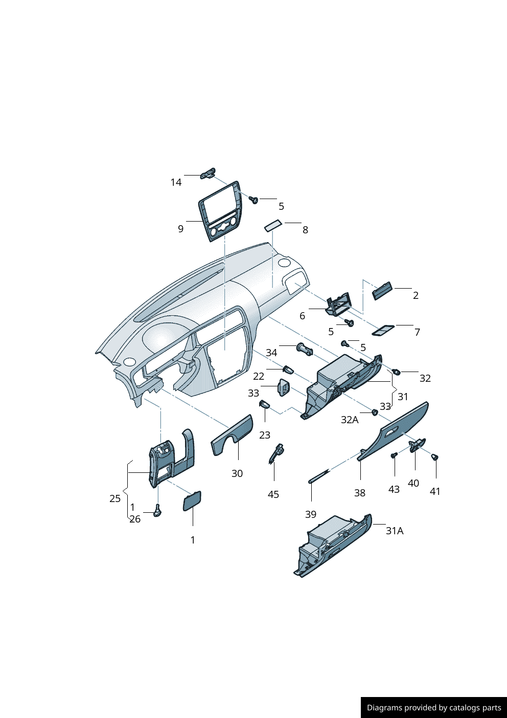Car part diagram
