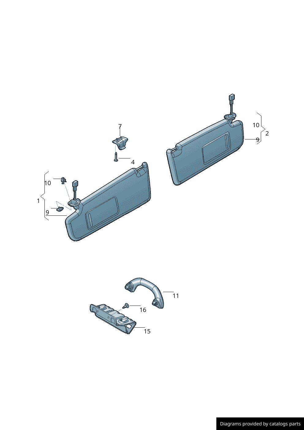 Car part diagram