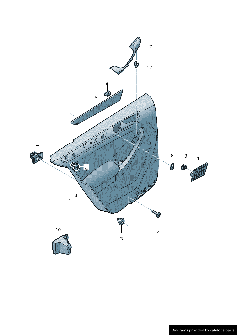 Car part diagram