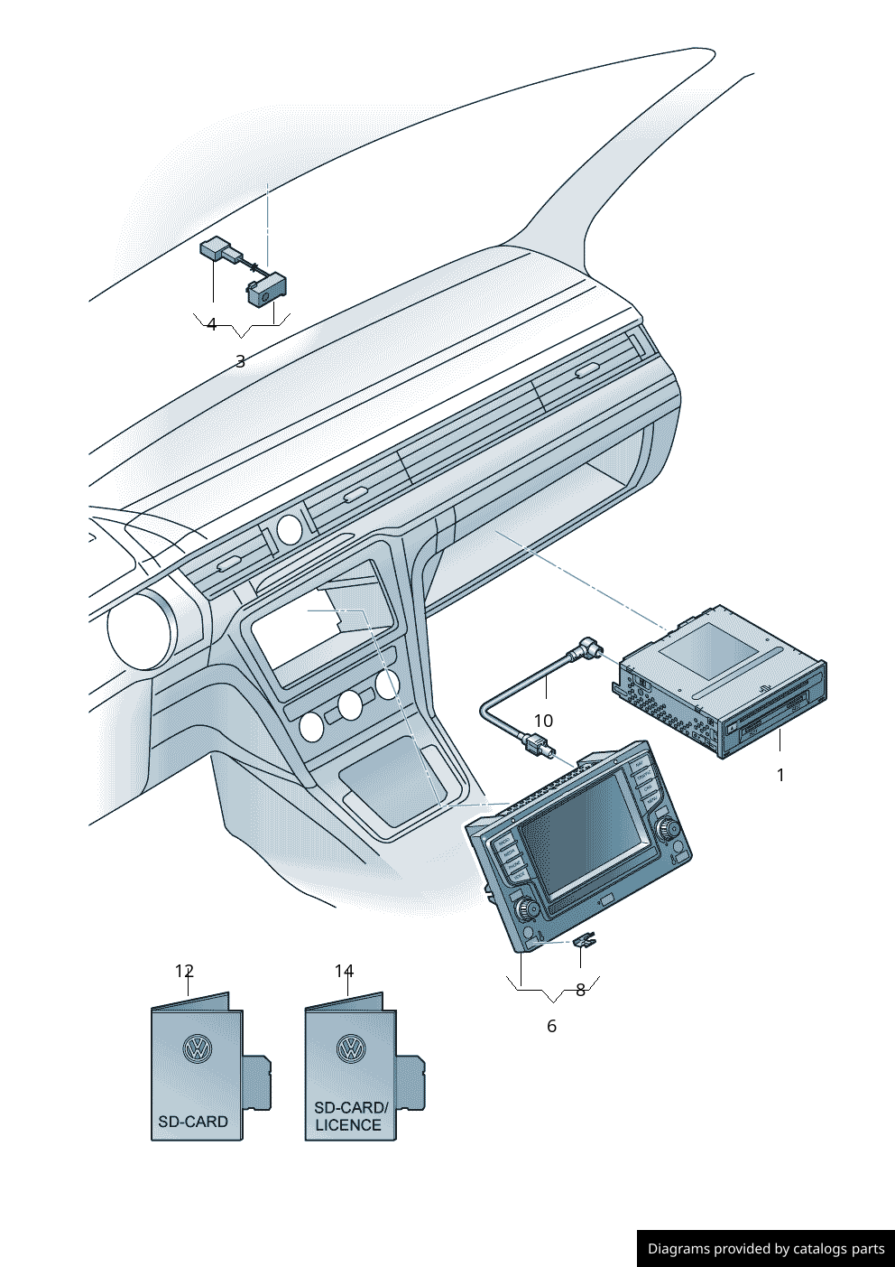 Car part diagram