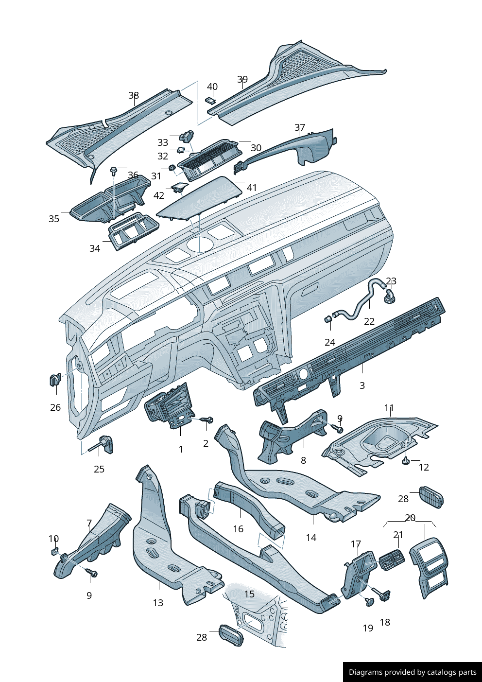 Car part diagram