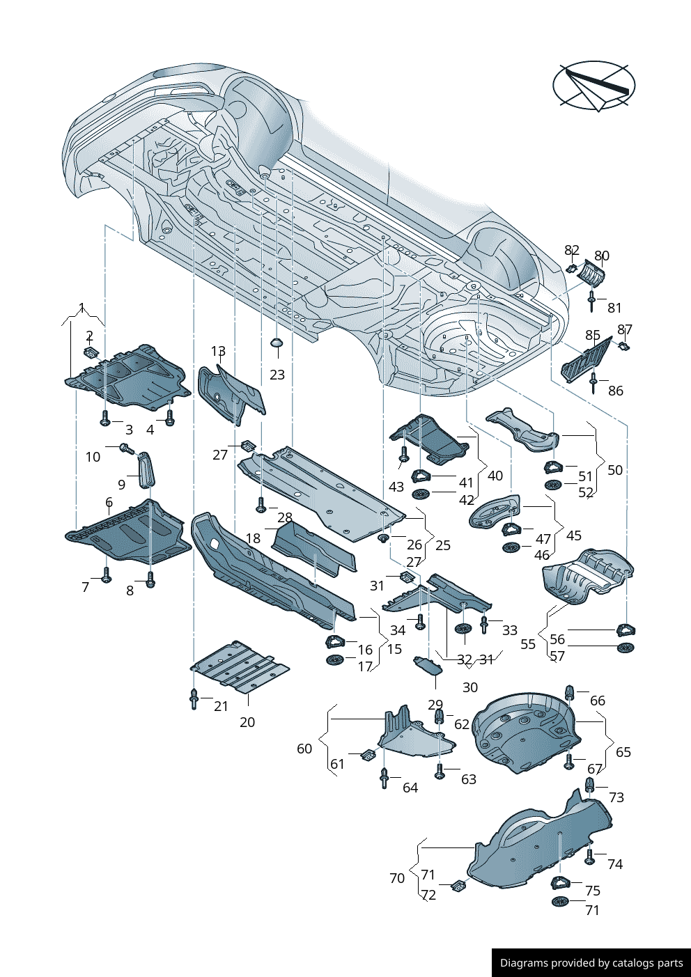 Car part diagram