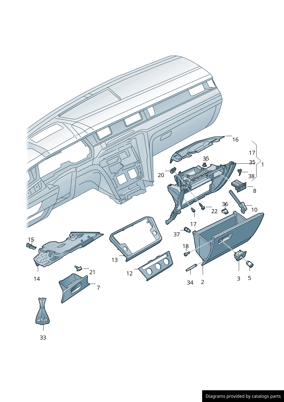 Car part diagram