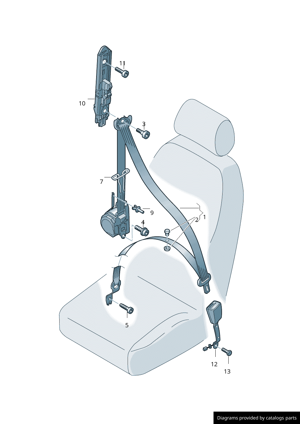 Car part diagram