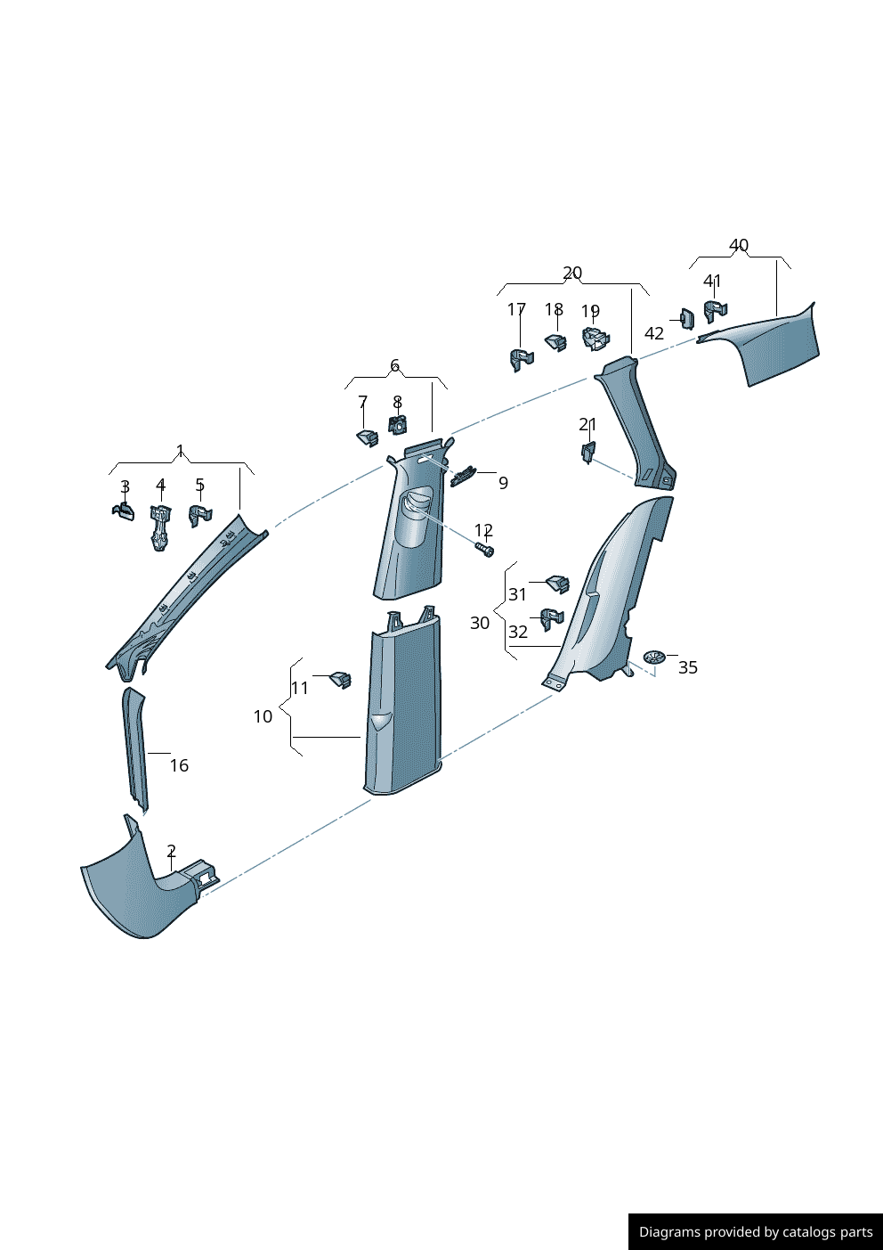 Car part diagram
