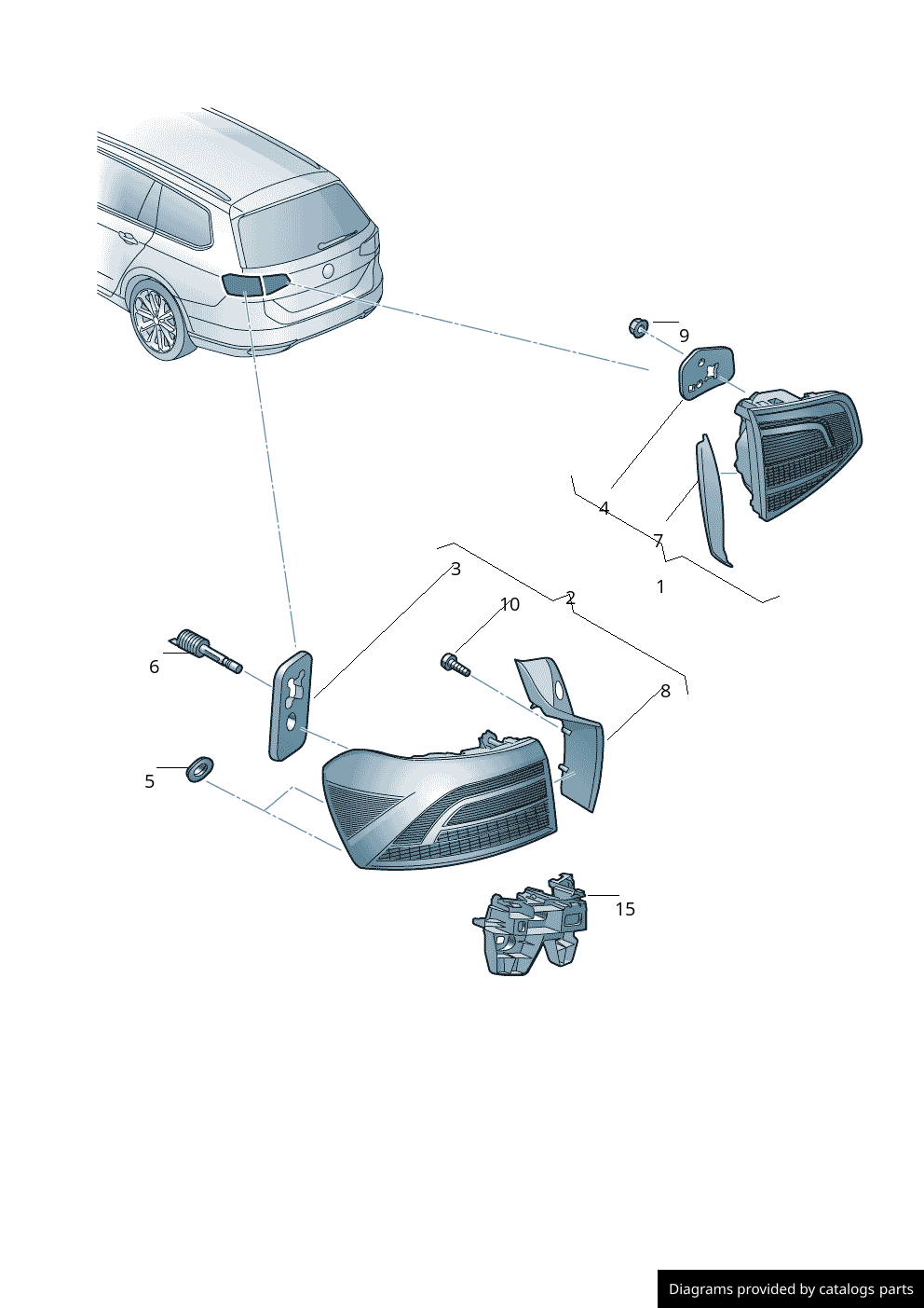 Car part diagram