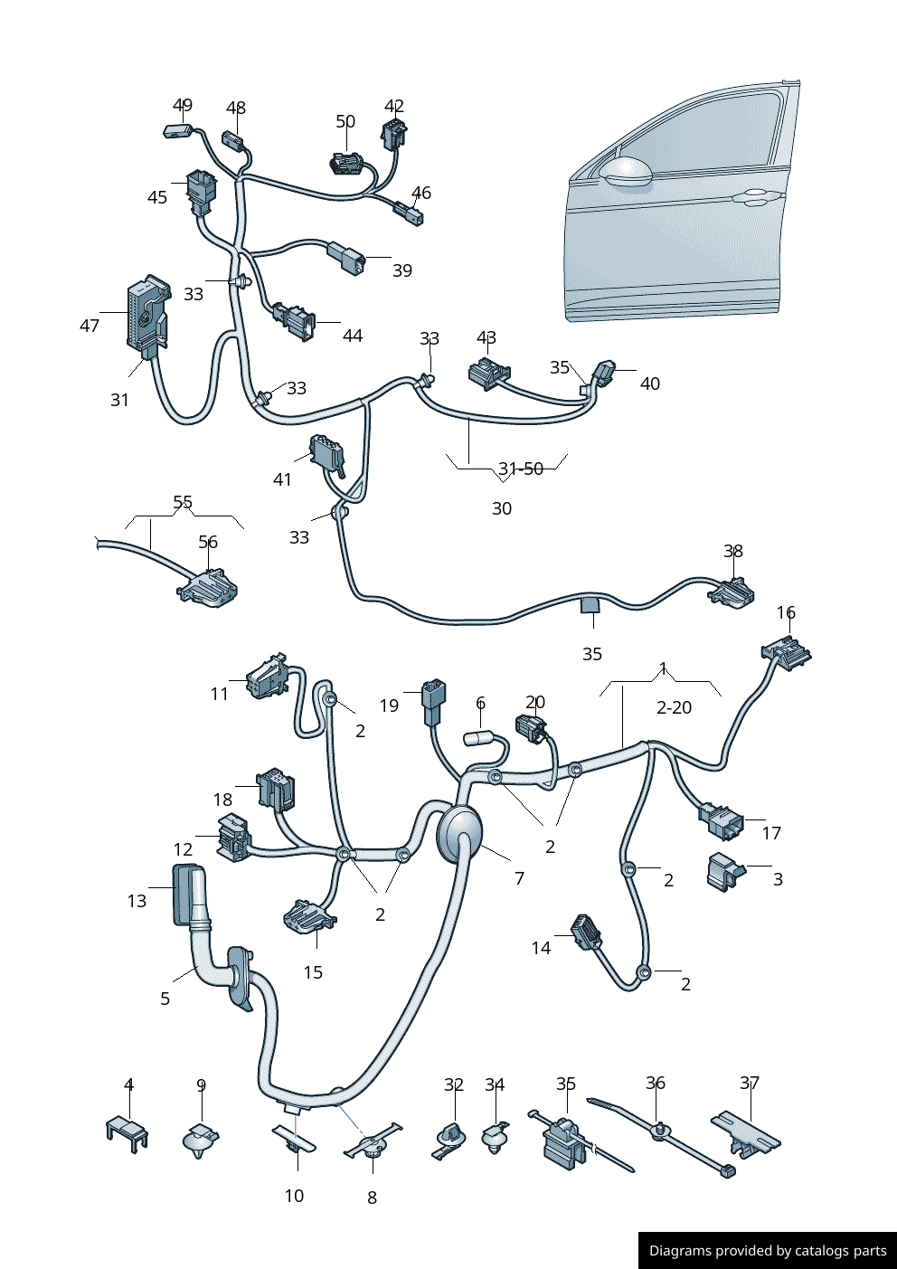 Car part diagram