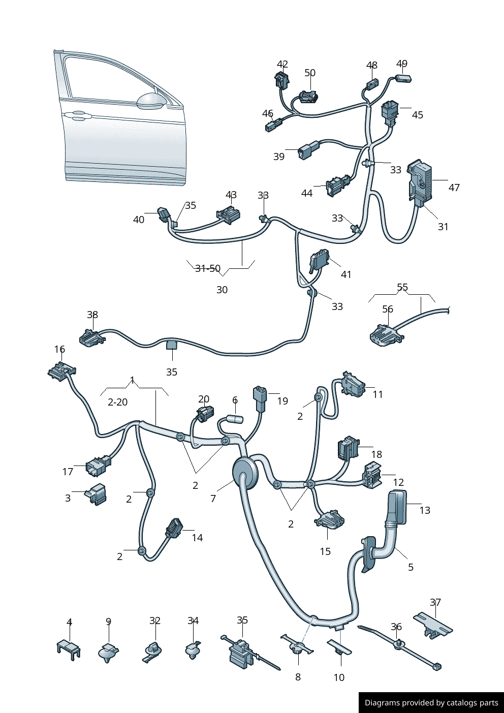 Car part diagram