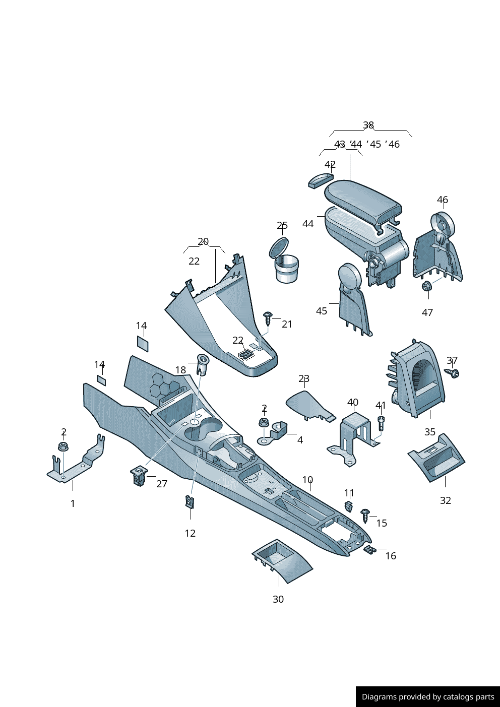 Car part diagram