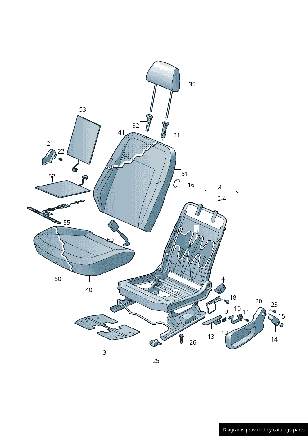 Car part diagram
