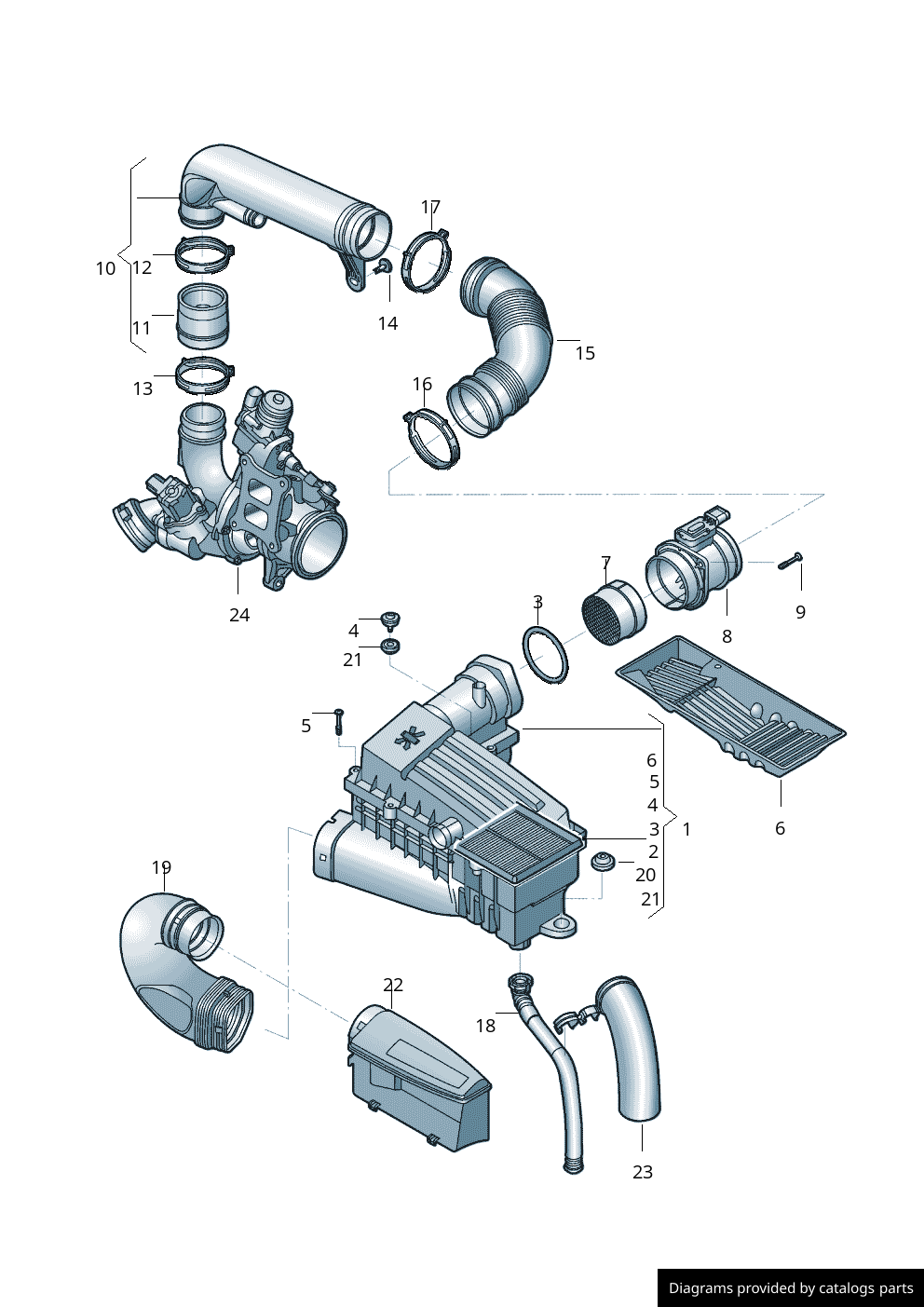 Car part diagram