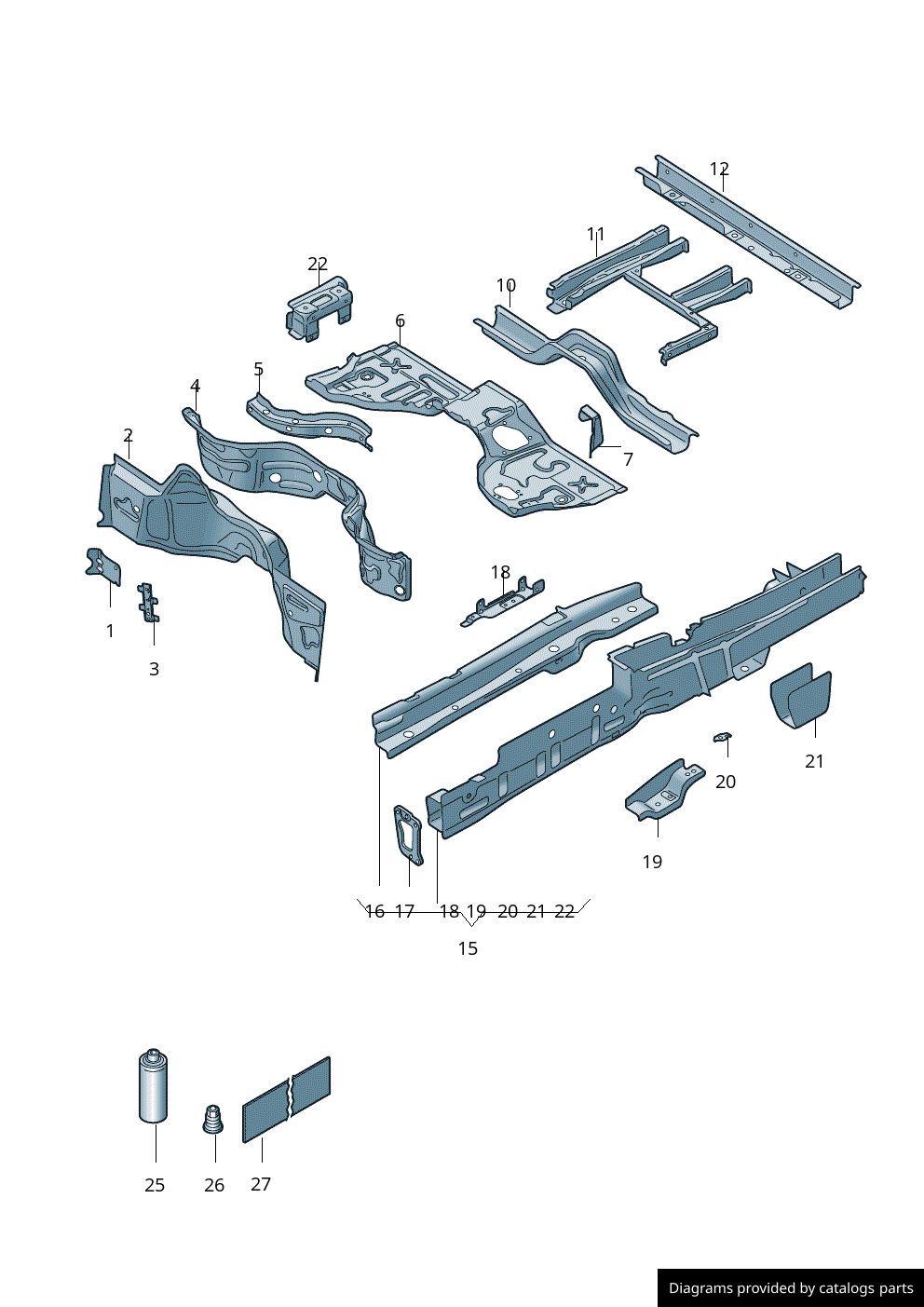 Car part diagram