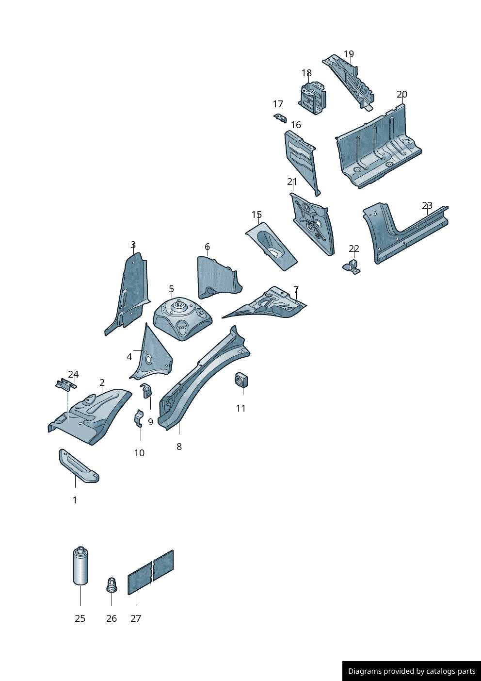 Car part diagram