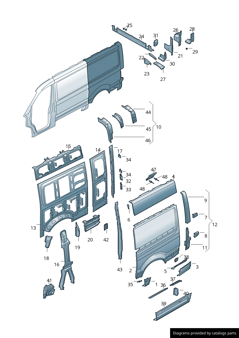 Car part diagram