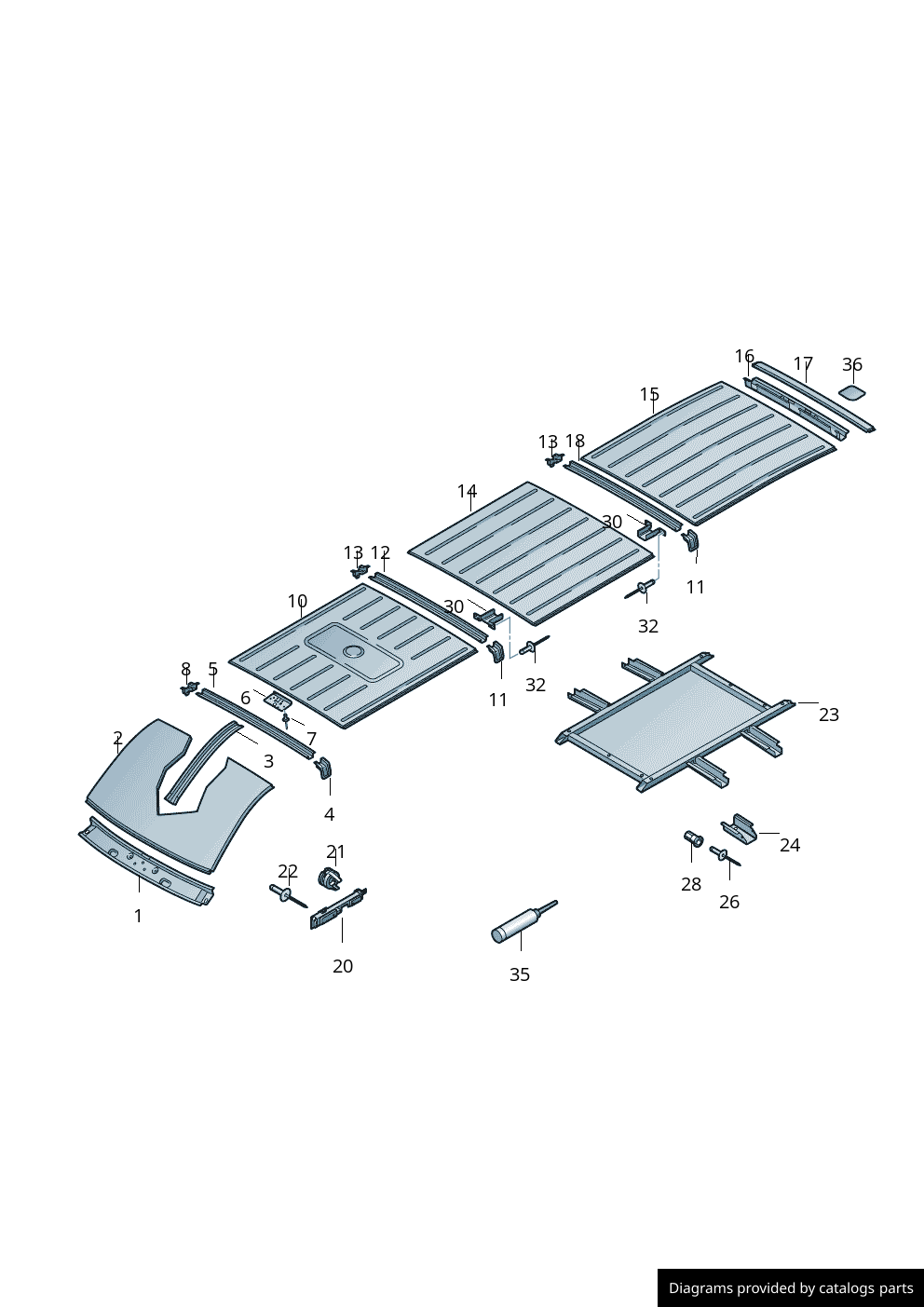 Car part diagram