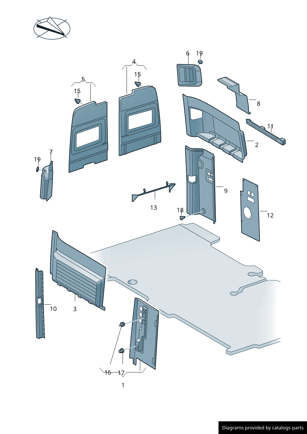 Car part diagram