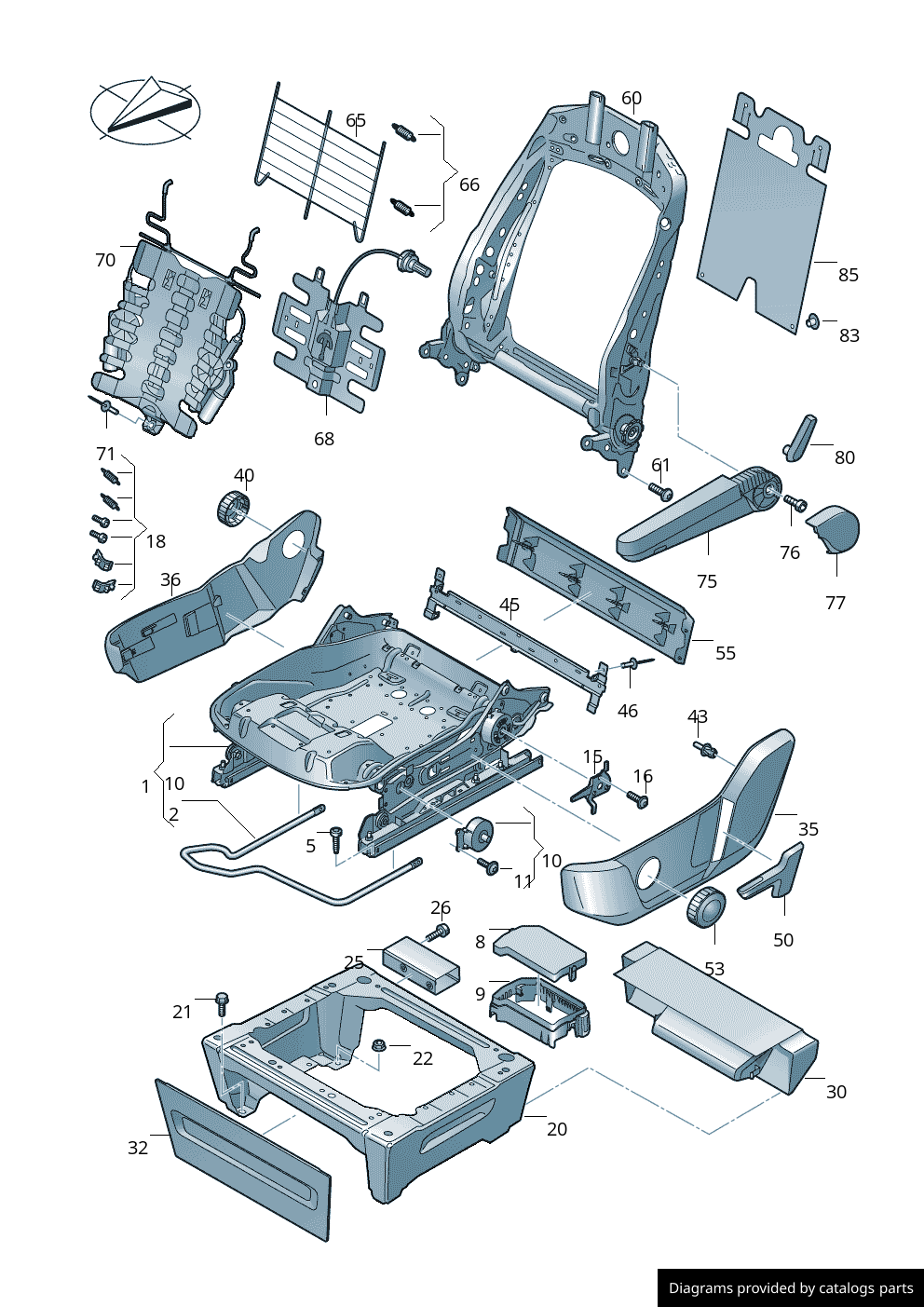 Car part diagram