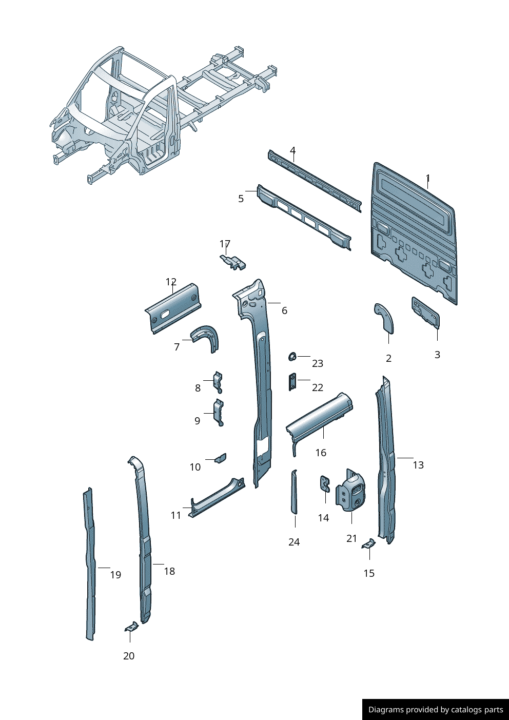 Car part diagram