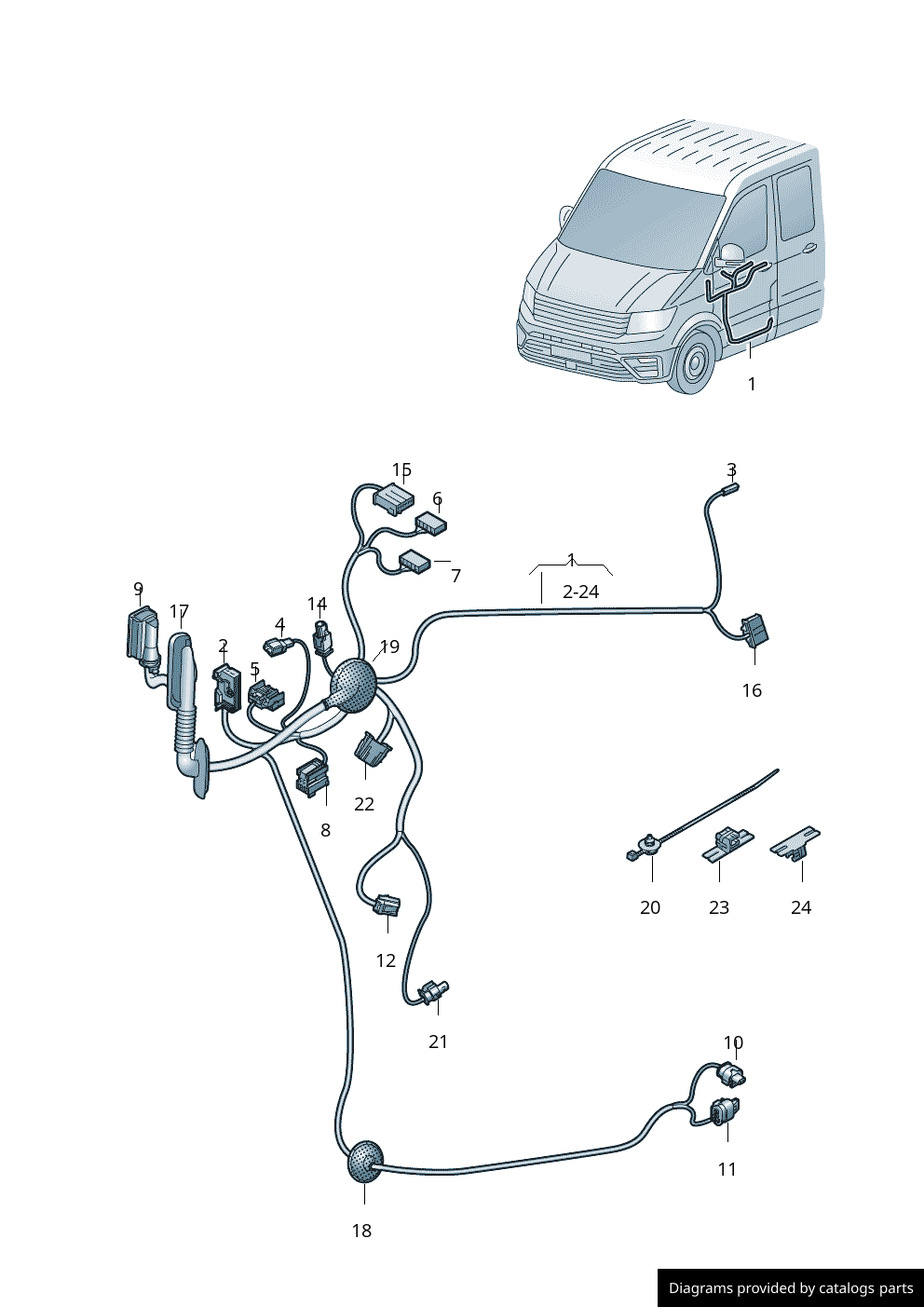 Car part diagram