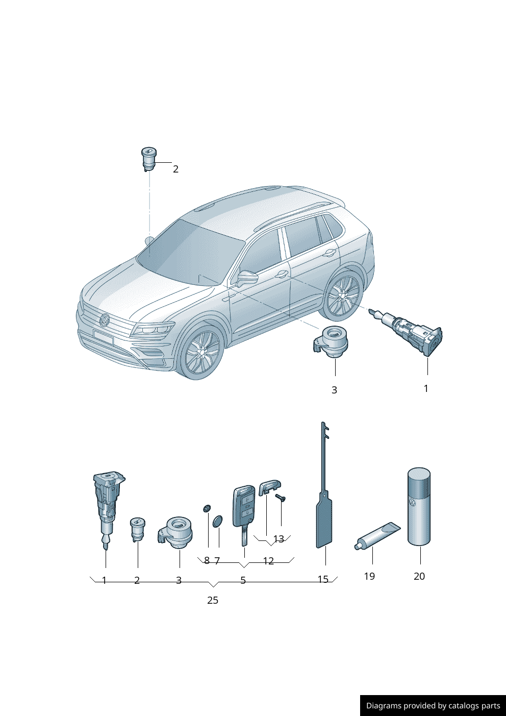 Car part diagram