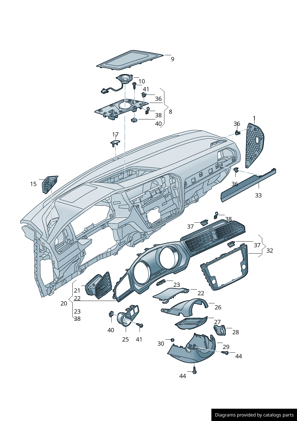 Car part diagram