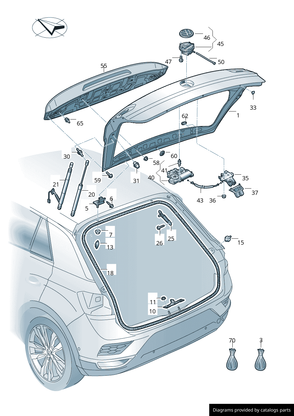Car part diagram
