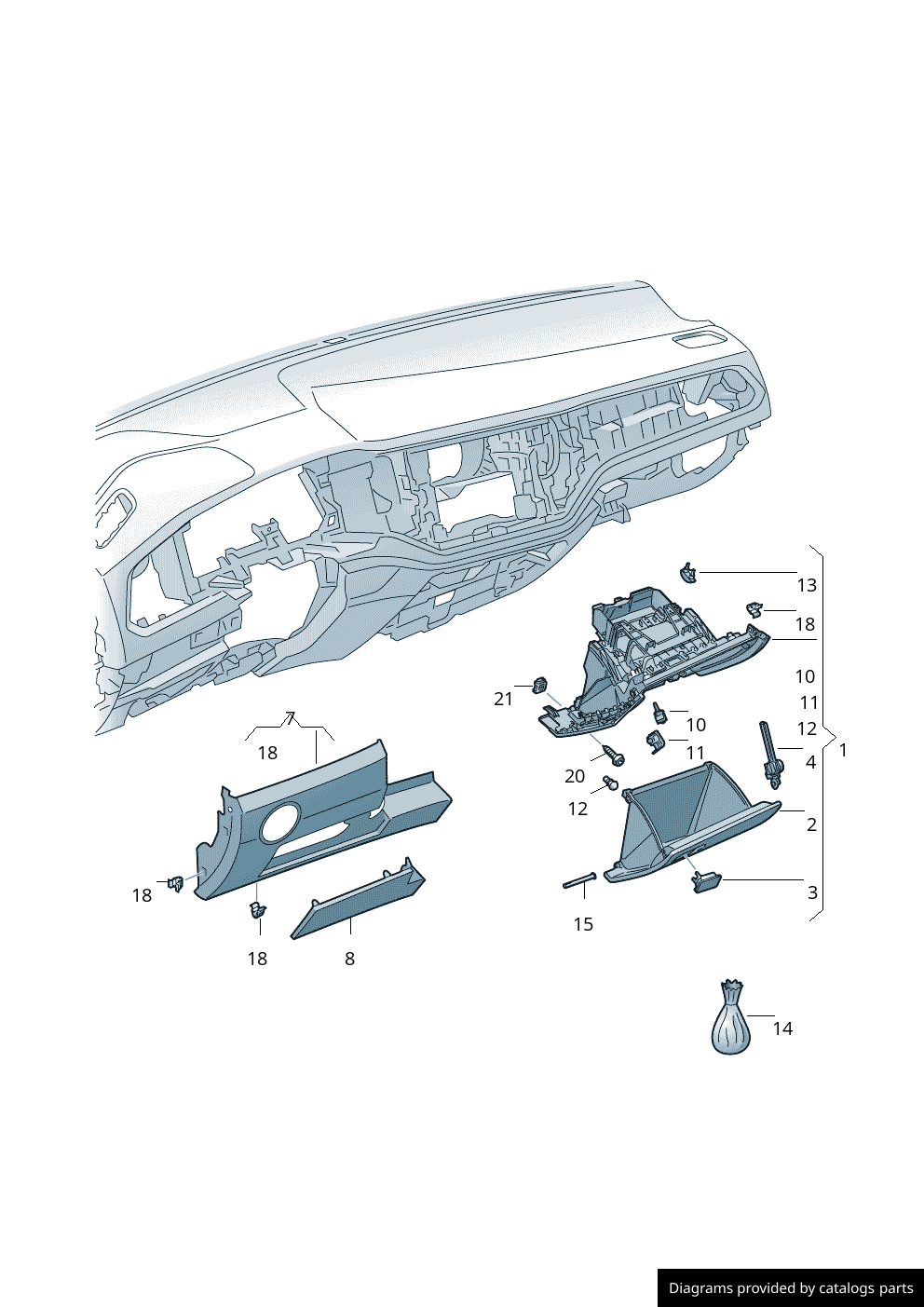 Car part diagram