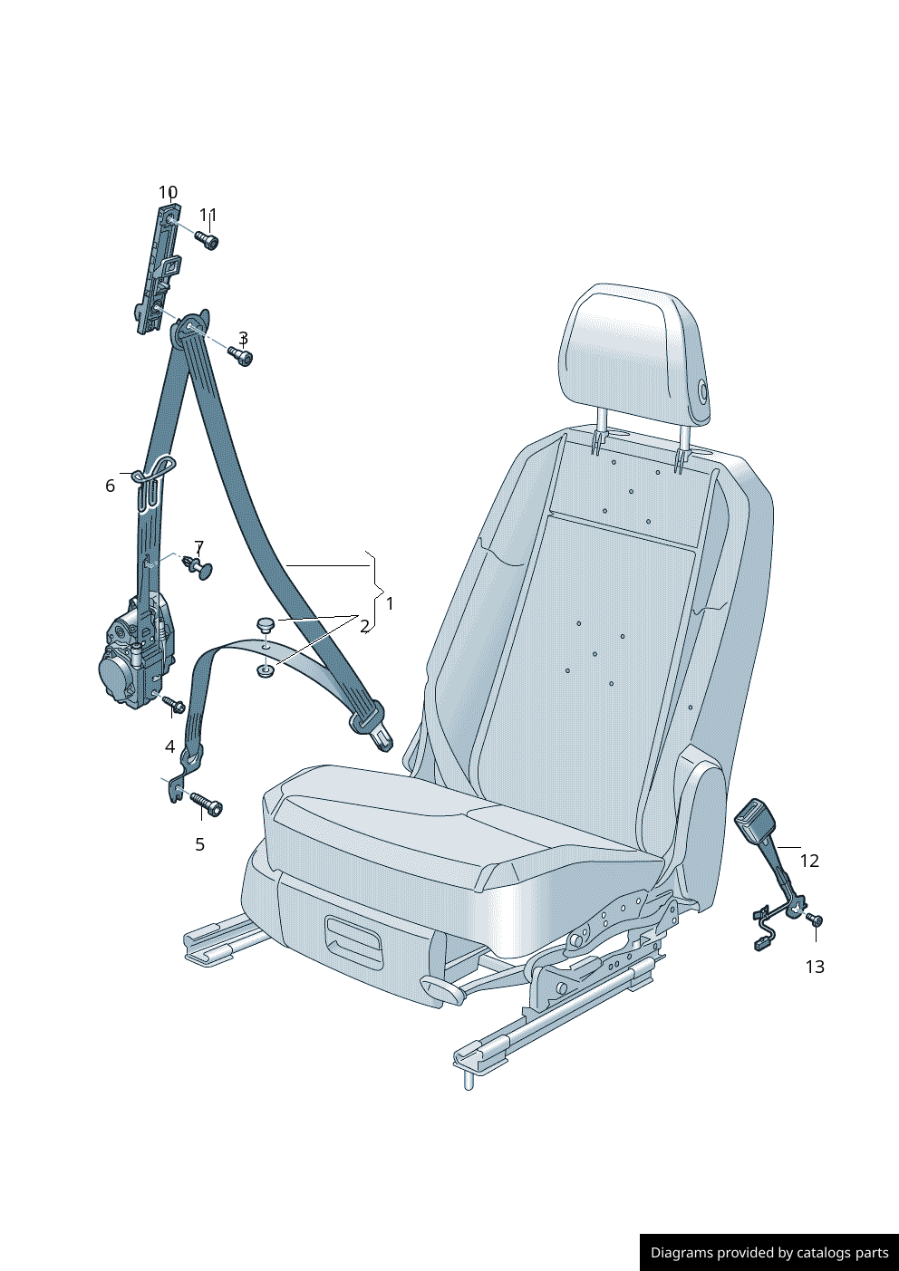 Car part diagram