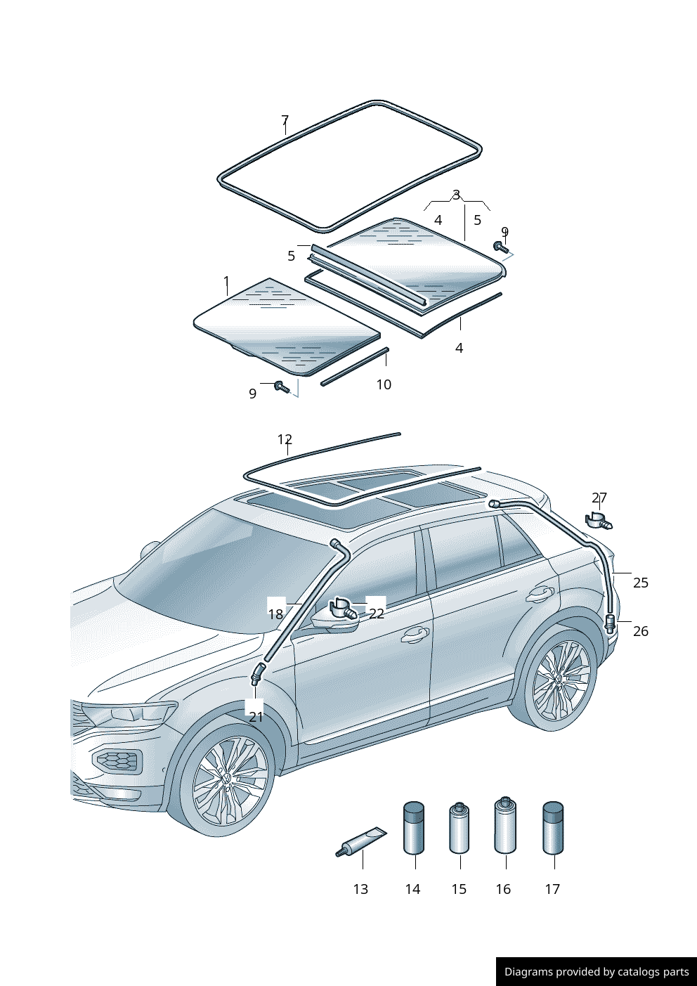 Car part diagram