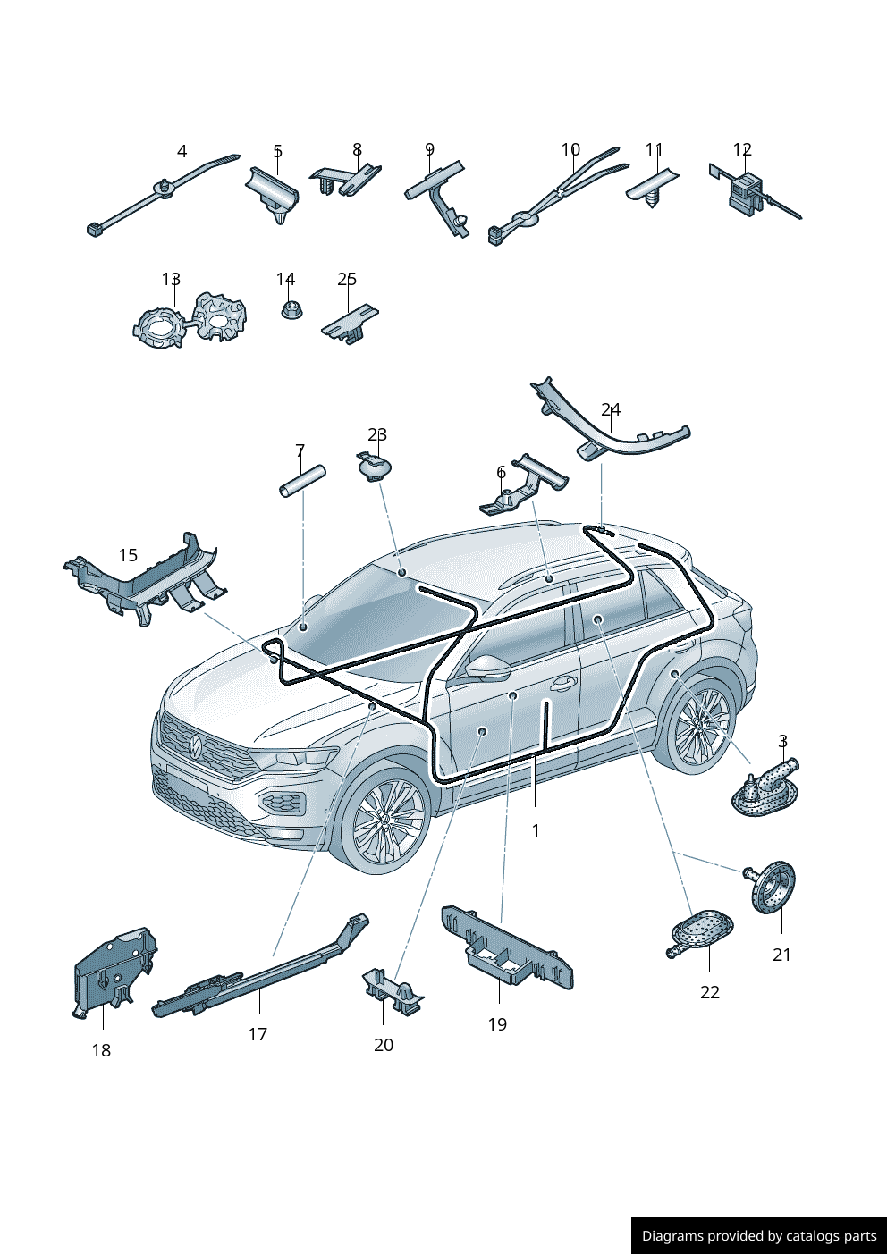 Car part diagram