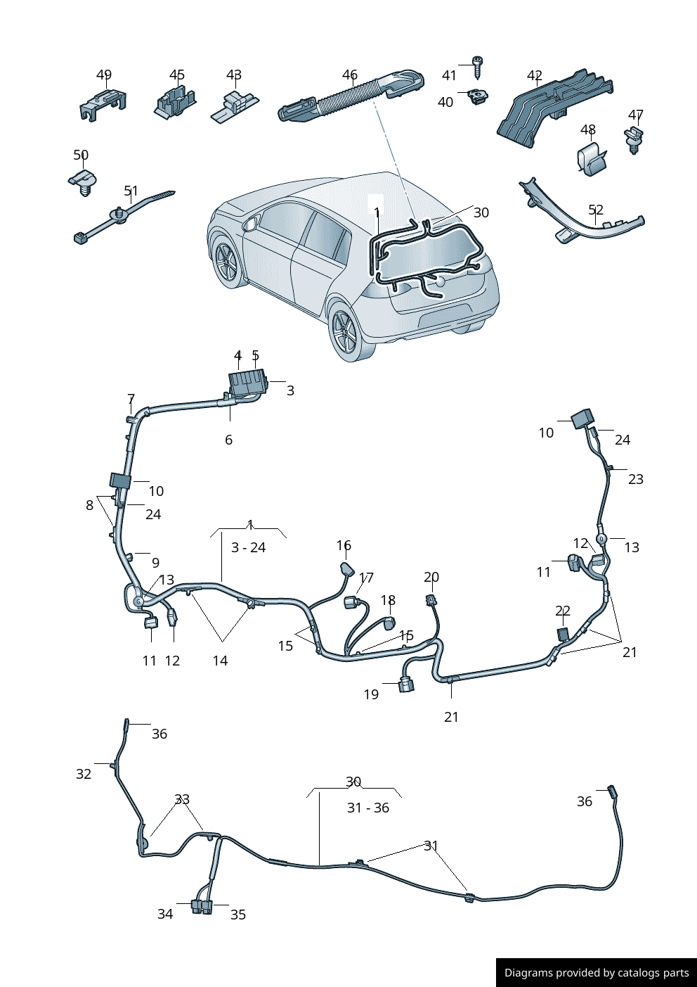 Car part diagram