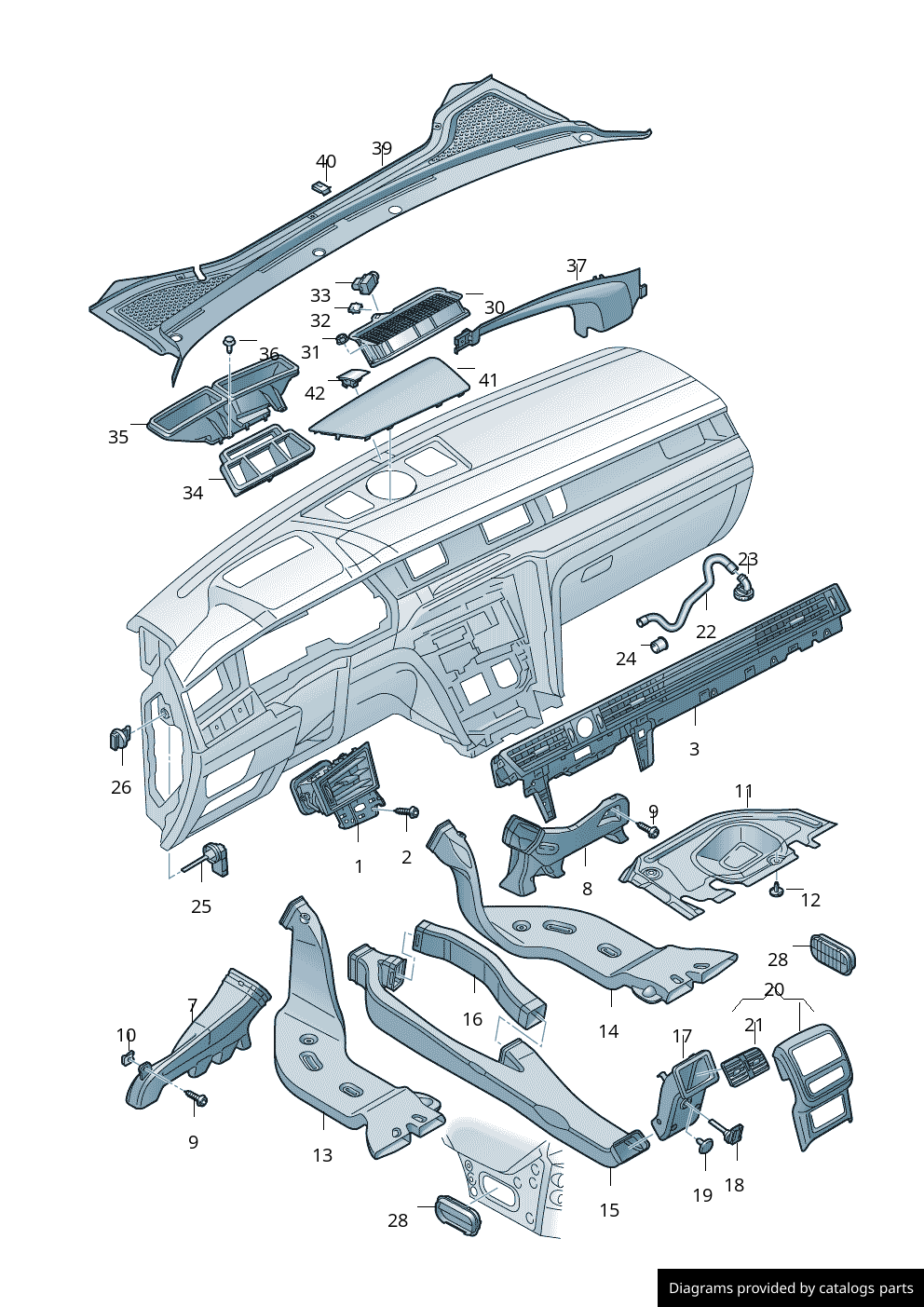 Car part diagram