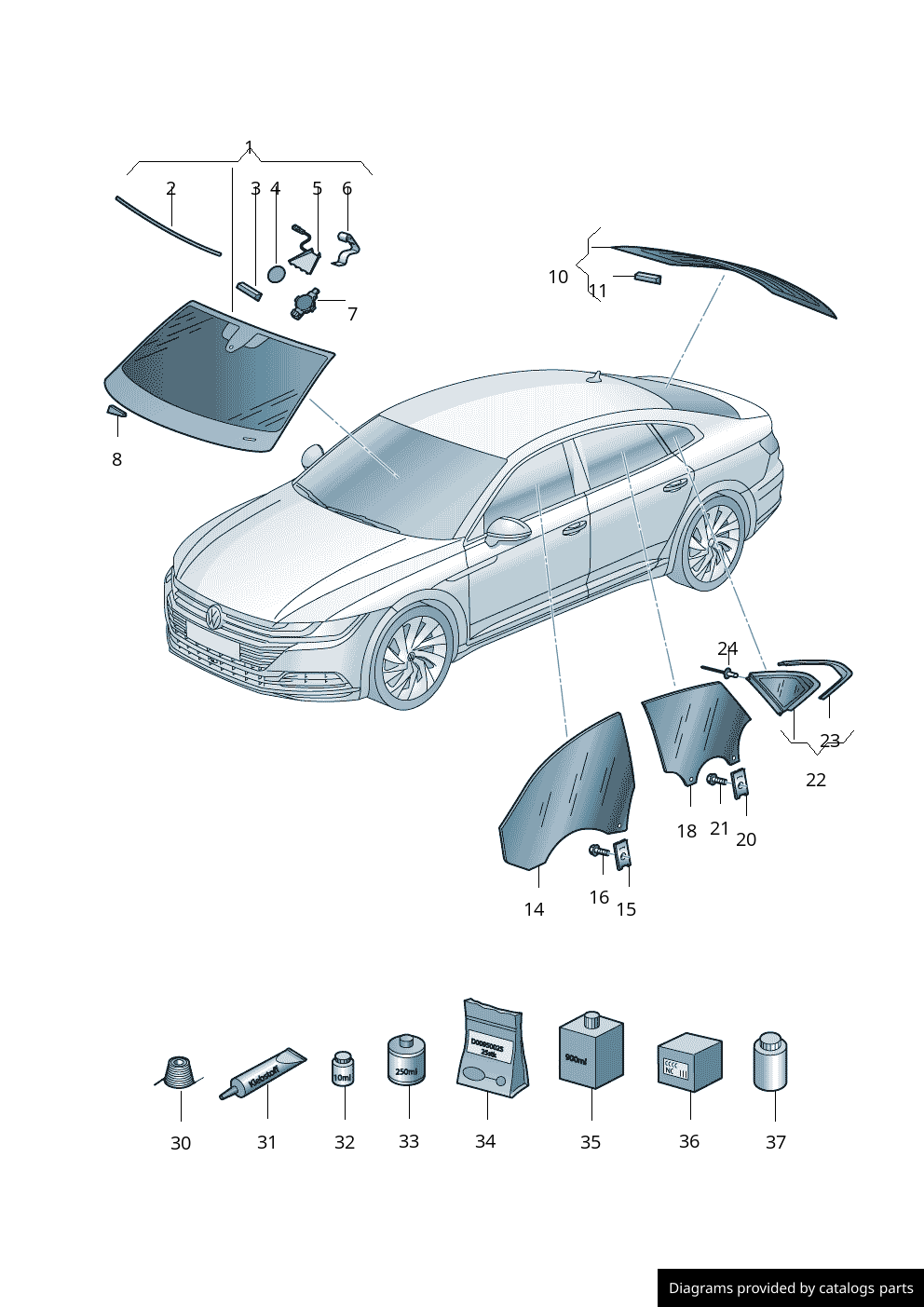 Car part diagram