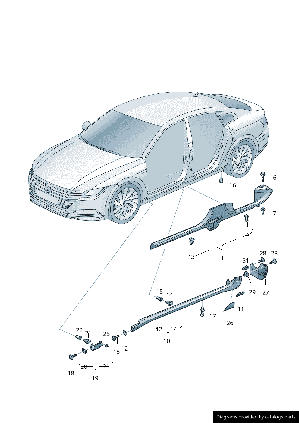 Car part diagram