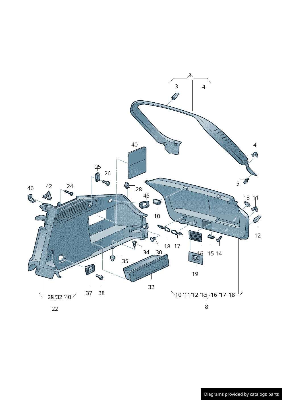 Car part diagram