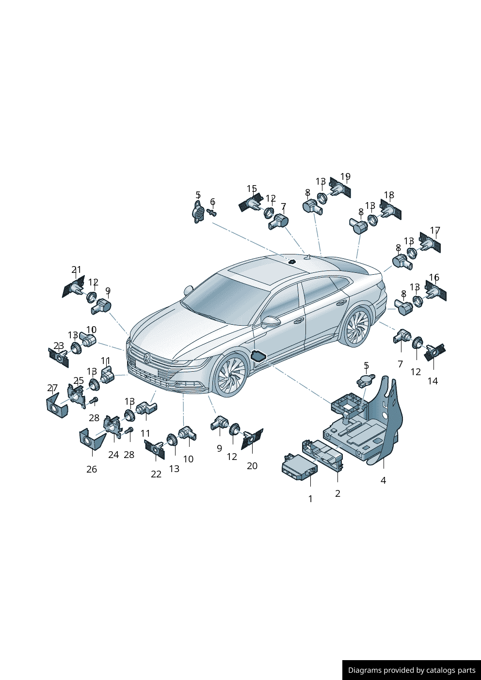 Car part diagram