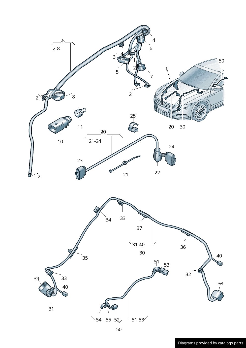 Car part diagram