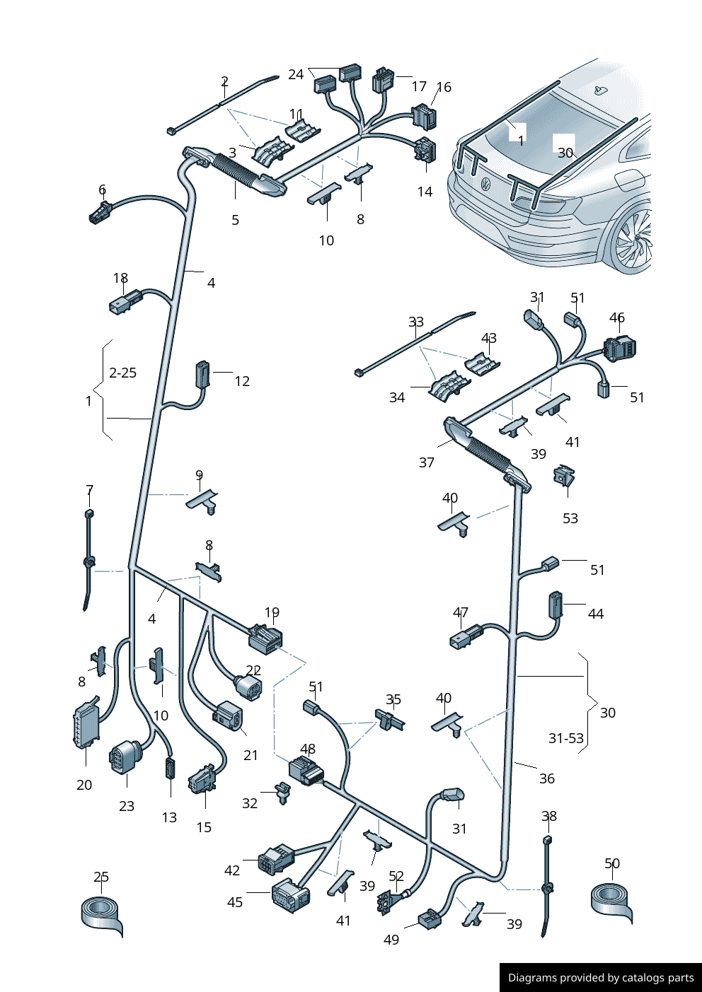 Car part diagram