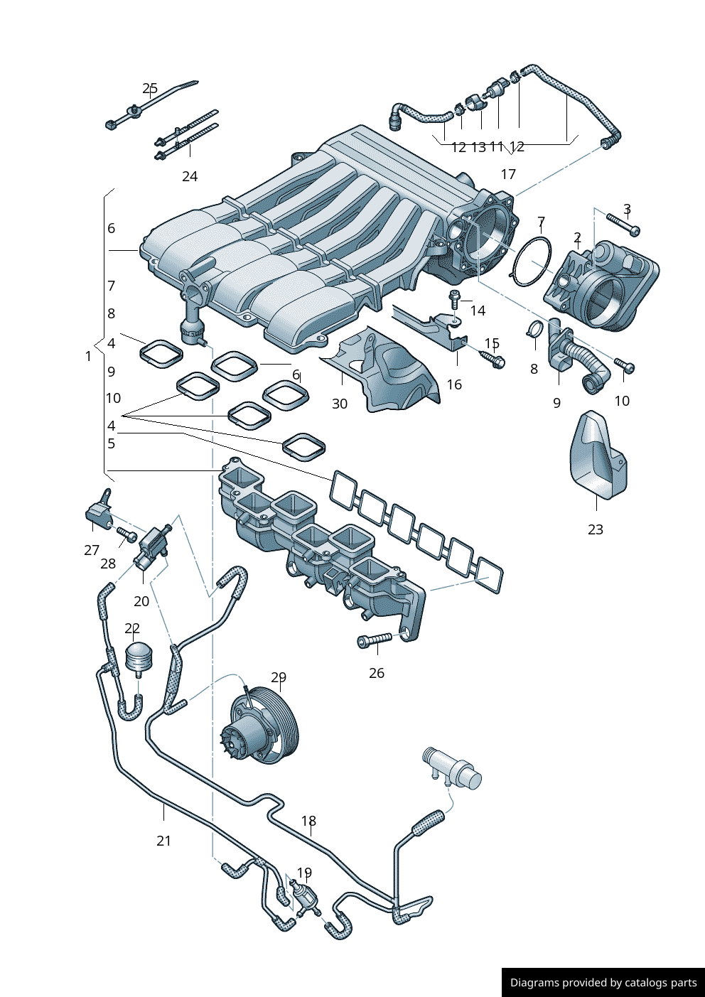 Car part diagram