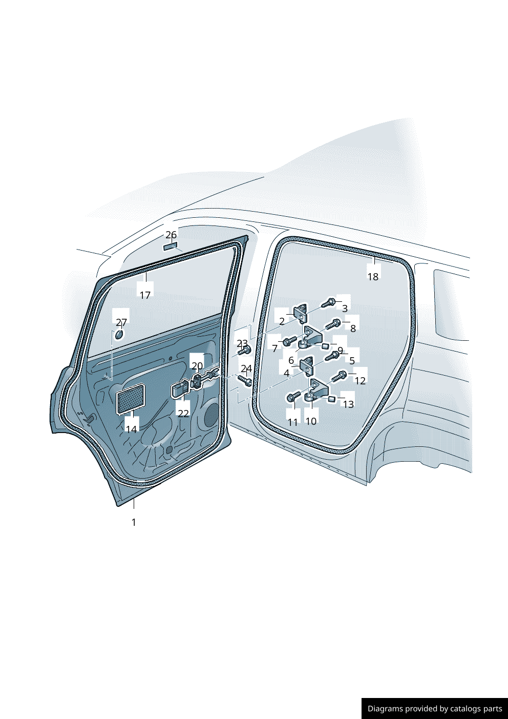 Car part diagram