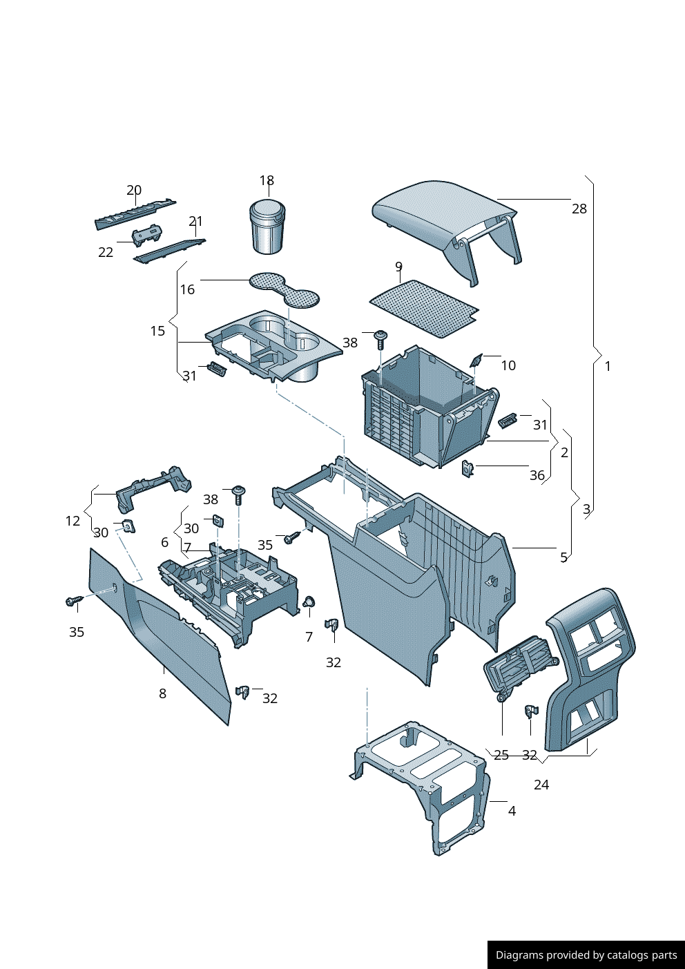 Car part diagram