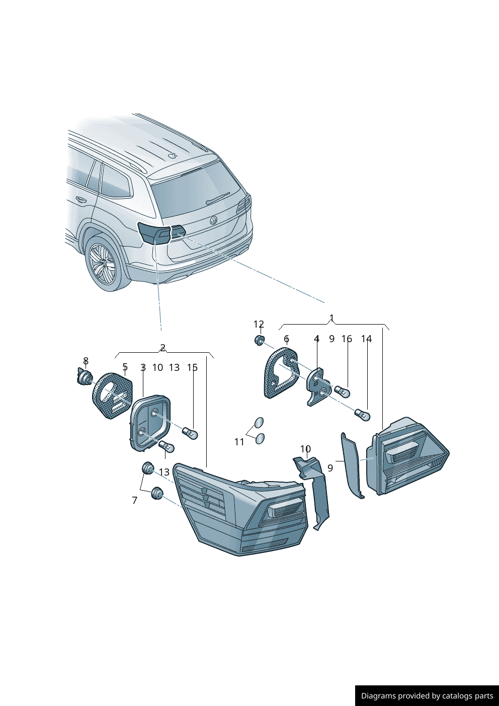 Car part diagram